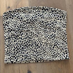 Cheetah print Brandy Melville tube top